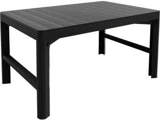 Stoly – Keter Zahradní stůl Keter Lyon - 116 x 71 x 40 – 65 cm - grafitový