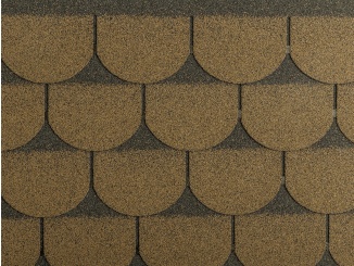 Střešní šindele Scobax – asfaltová šindel Bobrovka - hnědá 3 m²