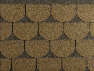 Střešní šindele Scobax – asfaltová šindel Bobrovka - hnědá 3 m²