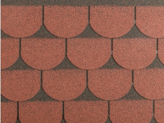 Střešní šindele Scobax – asfaltová šindel Bobrovka - zelená 3 m²