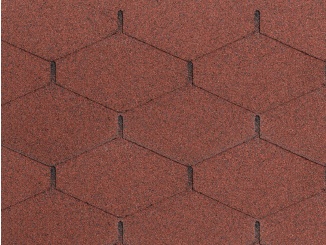 Střešní šindele Scobax – Diamant červená 3 m²
