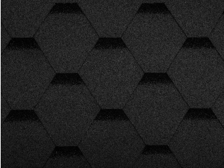 Střešní šindele Scobax – Hexagonal černá 3 m²