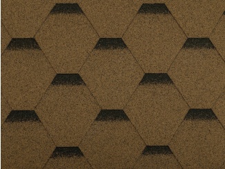 Střešní šindele Scobax – Hexagonal hnědá 3 m²
