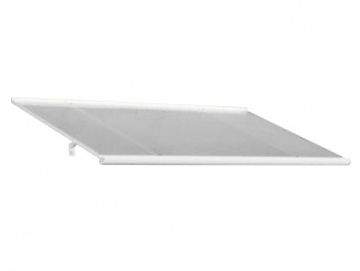 Stříšky nad dveře Gutta – Vchodová strieška Standard biela / číra, 160 x 85 cm