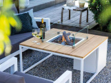 Stůl s plynovým ohništěm COSI Cosiloft 100 Wood