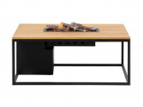 Stůl s plynovým ohništěm COSI Cosiloft 120 Wood