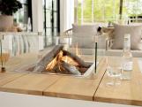 Stůl s plynovým ohništěm COSI Cosipure 100 Wood