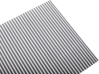 Světlík – Guttagliss Zebra 16 mm polykarbonátová deska antracit 2500 mm 980 mm