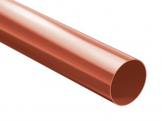 Svody – Aqua okapový svod PVC cihlově červená 90 x 4000 mm