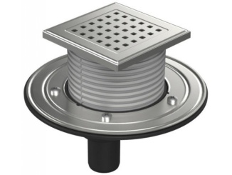 Technická sanita – Chuděj PVSU 40 (univerzální) 125 x 125 mm, ocel, Gate, K3, ano
