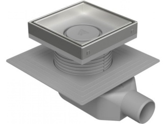 Technická sanita – Chuděj SS 50 150 x 150 mm, ocel, Ceramics, K3