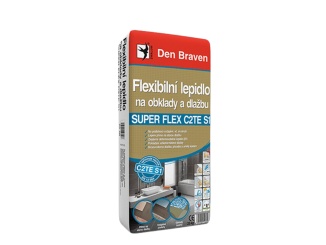 Technická sanita – Flexibilné lepidlo na obklady a dlažbu SUPER FLEX C2TES1, vrece 25 kg