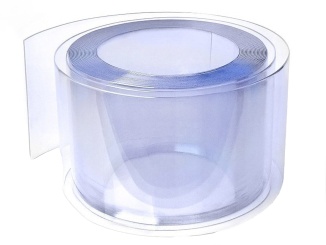 Technické plasty – Měkčený PVC pás standard čirá T-plastics 50 m x 100 mm, 2 mm