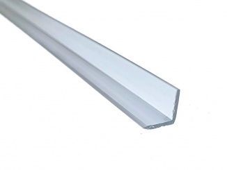 Technické plasty – Plexi Tyč tvaru L 10x10x1,2 Délka: 2000, Hmotnost: 0.05