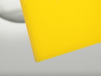 Technické plasty – Plexiglas GS Color Plexisklo lité barevné Plexiglas GS Tloušťka: 5, Barva: žlutá, Kód barvy: 1H01, Šířka: 1520, Délka: 2030, Hmotnost: 18.32, Propustnost světla : 22%, Propustnost světla translucentní (průsvitný): ano
