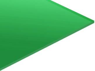 Technické plasty – Plexisklo akrylátové 50 x 25 cm zelená 1 ks