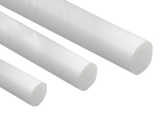 Technické plasty – Polyethylenové tyče PE1000 Röchling 2000 mm, neutrální / přírodní, 100 mm