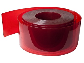 Technické plasty – T-plastics Standard transparentní červená 50 m x 200 mm, 2 mm