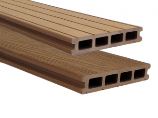 Terasové dosky Gutta – Gutta Guttadeck 3D original wood, 140 x 25 x 4000 mm