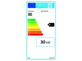 Termomont Kuchyňská kamna / kotel s výměníkem TEMY PRO 30 kW - levá, černá