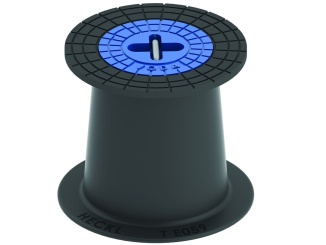 Tolóajtók – Kompaktus litinový kruhový poklop ⌀250 mm VODA
