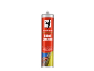 Tömítőanyagok Den Braven – Den Braven akryl exteriér 310g bílý Akryl Exteriér, kartuše 310 ml, bílá
