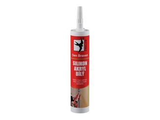 Tömítőanyagok Den Braven – Silikon akrylový tmel kartuše 280 ml, bílá