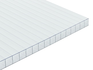 Transparentné plasty Palram – Palram Sunlite 7W 16 mm 2000 mm x 2100 mm, opál
