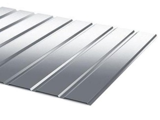 Trapéz alakú fémlemez Budmat – TRB-8 1170 mm stříbrná