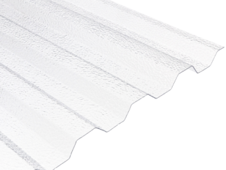 Trapezoidal plates – Palram Trapézový polykarbonát čirý s hrubou strukturou