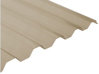 Trapézové desky – PVC trapéz - bronz bronz 2000 mm 900 mm
