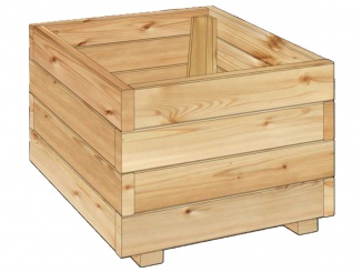 Truhlíky – Scobax Truhlík Cube prírodná, 40 x 40 x 27 cm