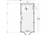 Tuindeco Berggren Garage-carport | 58mm | untreated