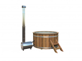 Tuindeco Hottub with external stainless steel heater Ø180 cm Thermowood