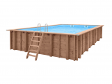 Tuindeco Luxury wooden swimming pool Playa Forti 834x492x138cm