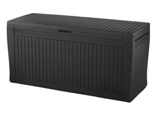 Úložné prostory – Keter Zahradní úložný box Keter Comfy 270 L - 117,5 x 45 x 57,5 cm - grafit