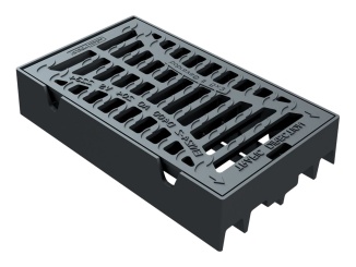 Utcai lefolyók – Vlček bobrava® II vtoková mříž uliční s pantem 500x300 D 400 500 x 300 mm, D400