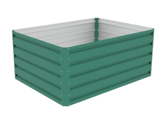 Üveg – G21 Vyvýšený záhon Daisy 120 x 90 x 52 cm, plechový, zelený