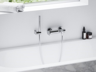 Vanové – Ravak EL 022.00CR Vanová nástěnná baterie bez sprchového setu, Chrome