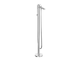 Vanové – Ravak SG 080.00CR.RB07A Vaňová batéria do podlahy pre R-box, so sprchovým setom, chróm