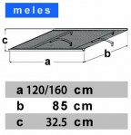 Vchodová strieška LANITPLAST MELES hnedá Lanit Plast Meles