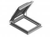Velux Střešní výlez pro ploché střechy CXP, akrylová kopule