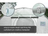 VespaGarden Zahradní fóliovník 2x4m  - bílý