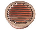 Vetračné Copper Fixed Dakota Větrací mřížka Round Grille