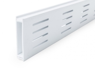 Vízelvezetés – difuzní lišta bílá 70 x 14 x 2500 mm