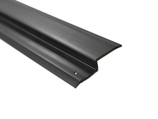 Vízelvezetés – Ukončovací lišta N černá 2000 mm 50 mm 10 mm