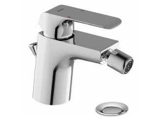 Vodovodní baterie – Ravak FL 055.20BL Bidetová batéria 121 mm s odtokovou armatúrou ClickClack, čierna