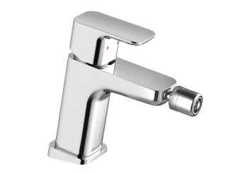 Vodovodní baterie – Ravak TD F 055.20BL Bidetová batéria 145 mm s odtokovou armatúrou ClickClack, čierna