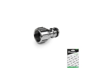 Výbava do skleníku – Bradas Přípojka na vodovodní kohoutek ZINEK CHROM 1/2"