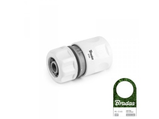 Výbava do skleníku – Bradas Rychlospojka WHITE LINE 1/2" - STOP